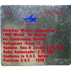 A/C CHARGE DECAL