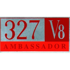 V8 VALVE COVER DECAL V8 VALVE COVER DECAL