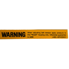 WARNING DECAL