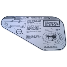 JACKING INSTRUCTIONS