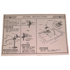 JACKING INSTRUCTIONS