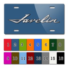 JAVELIN LIC PLATE
