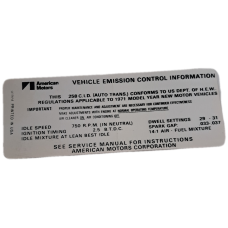 258 EMISSION DECAL